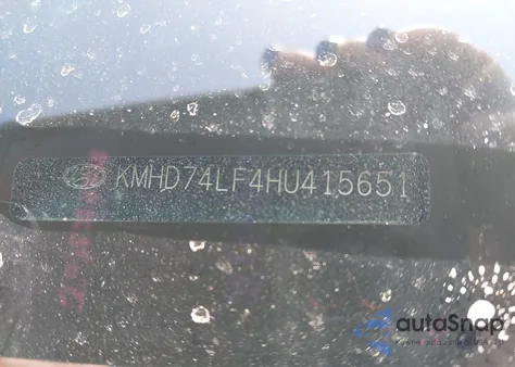 2017 Hyundai Elantra Se from USA, damaged, VIN KMHD74LF4HU415651